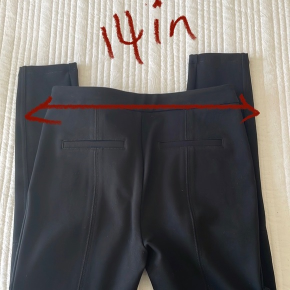 Anthropologie essential slim black pants size 2 NWOT - Picture 6 of 7